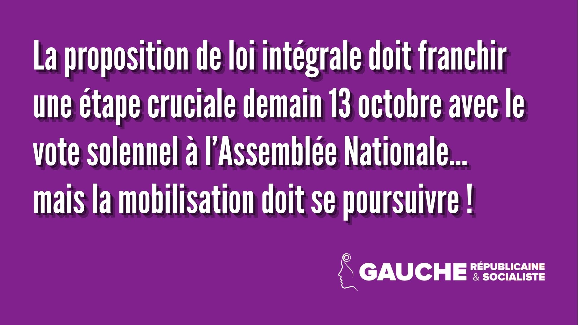 « Loi intégrale » toujours en sursis